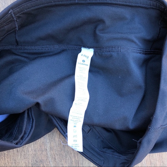 Lululemon Speed Shorts Gray black size 4 - Picture 3 of 3